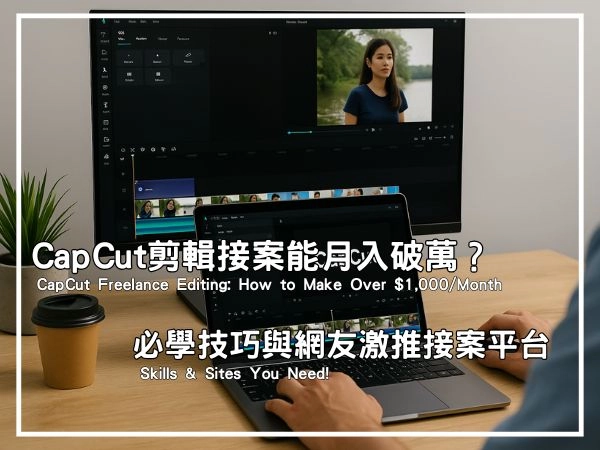 使用 CapCut剪輯,新手也能快速製作高質感影片,降低接案入門門檻