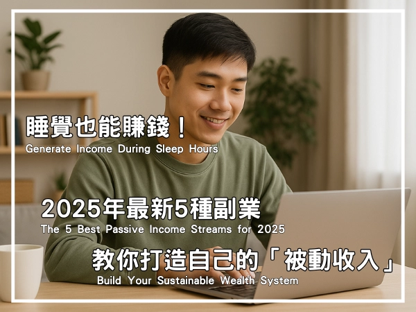 用時間換錢已經過時,2025年該學會讓收入自動流入你的口袋